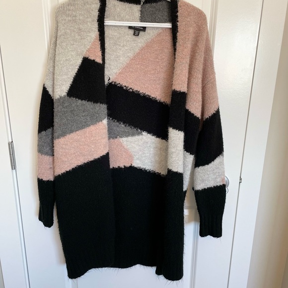 Le Chateau Pink Color Block long sweater - Medium - Picture 3 of 3